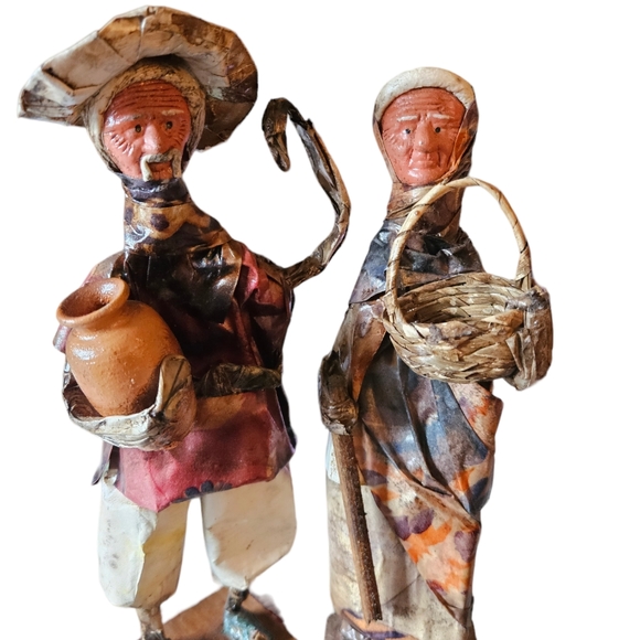 unknown Art Vintage Paper Mache Mexican Folk Art Figures Poshmark